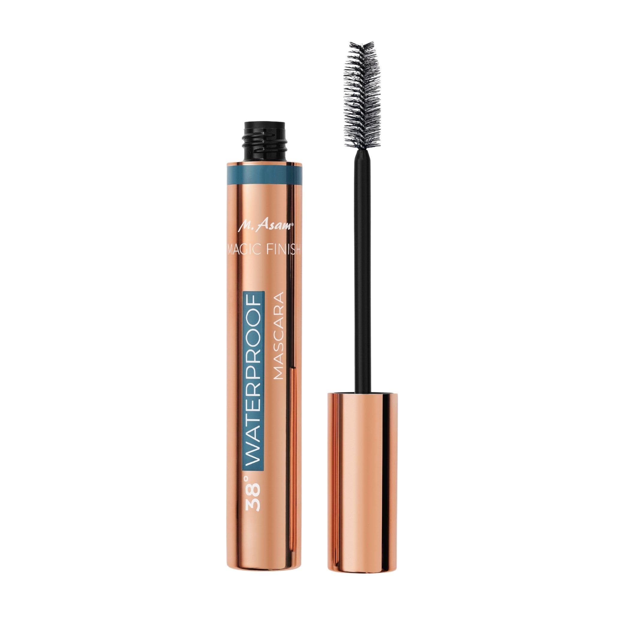 M. Asam MAGIC FINISH 38° Waterproof Mascara Deep Black (12ml) – Wasserfeste Mascara mit Tubular-Technologie, leicht mit warmem Wasser entfernbar, pflegt mit Arganöl, vegan Angebot bei HelloDeals