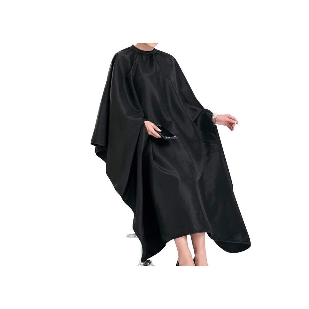 IC collection FRISEURUMHANG Hakenverschluss, atmungsaktiv, wasserabweisend, 126x146cm, Schwarz mit Halsgummi Angebot bei HelloDeals