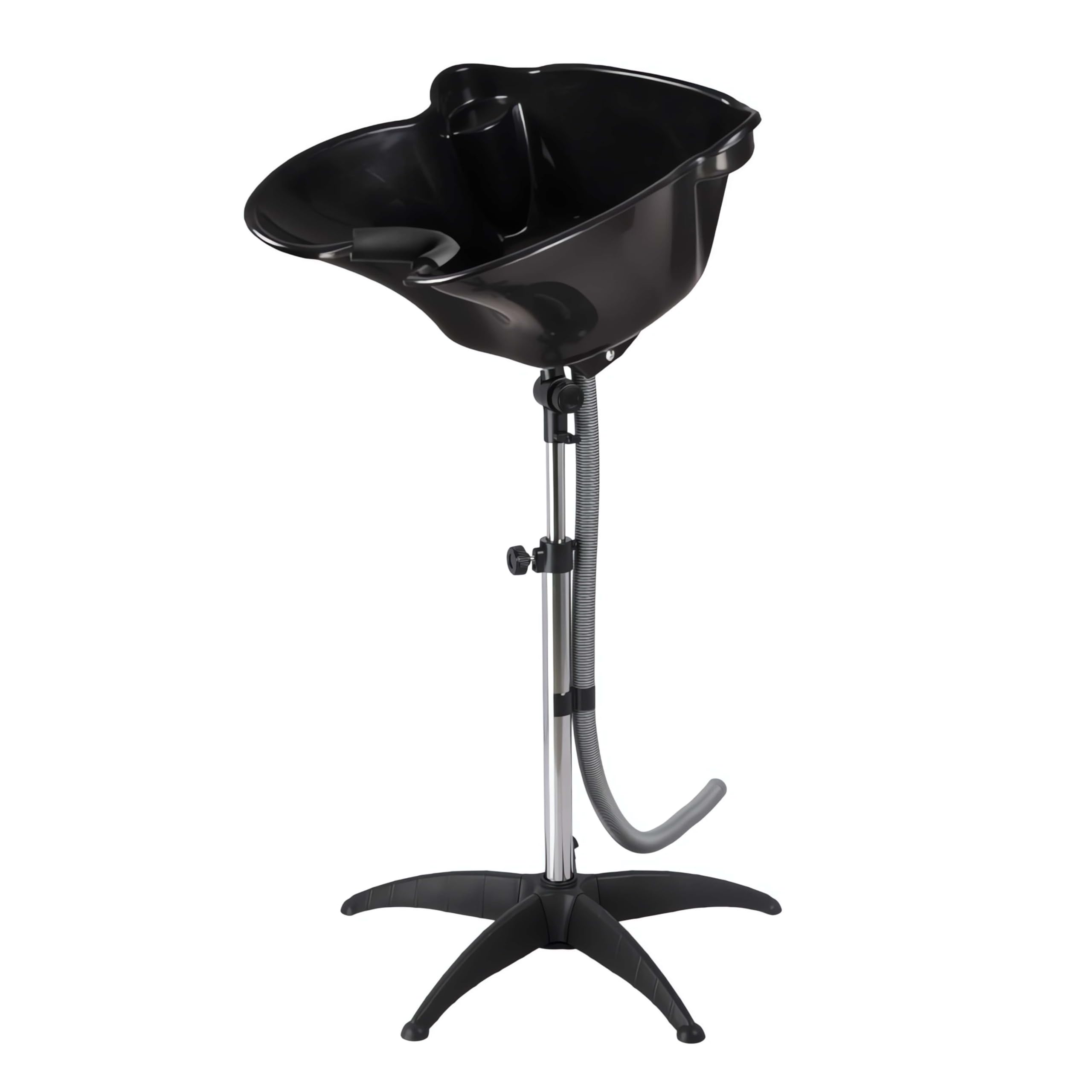 Biotiff mobiles Friseurwaschbecken, höhenverstellbar Schwarz Angebot bei HelloDeals