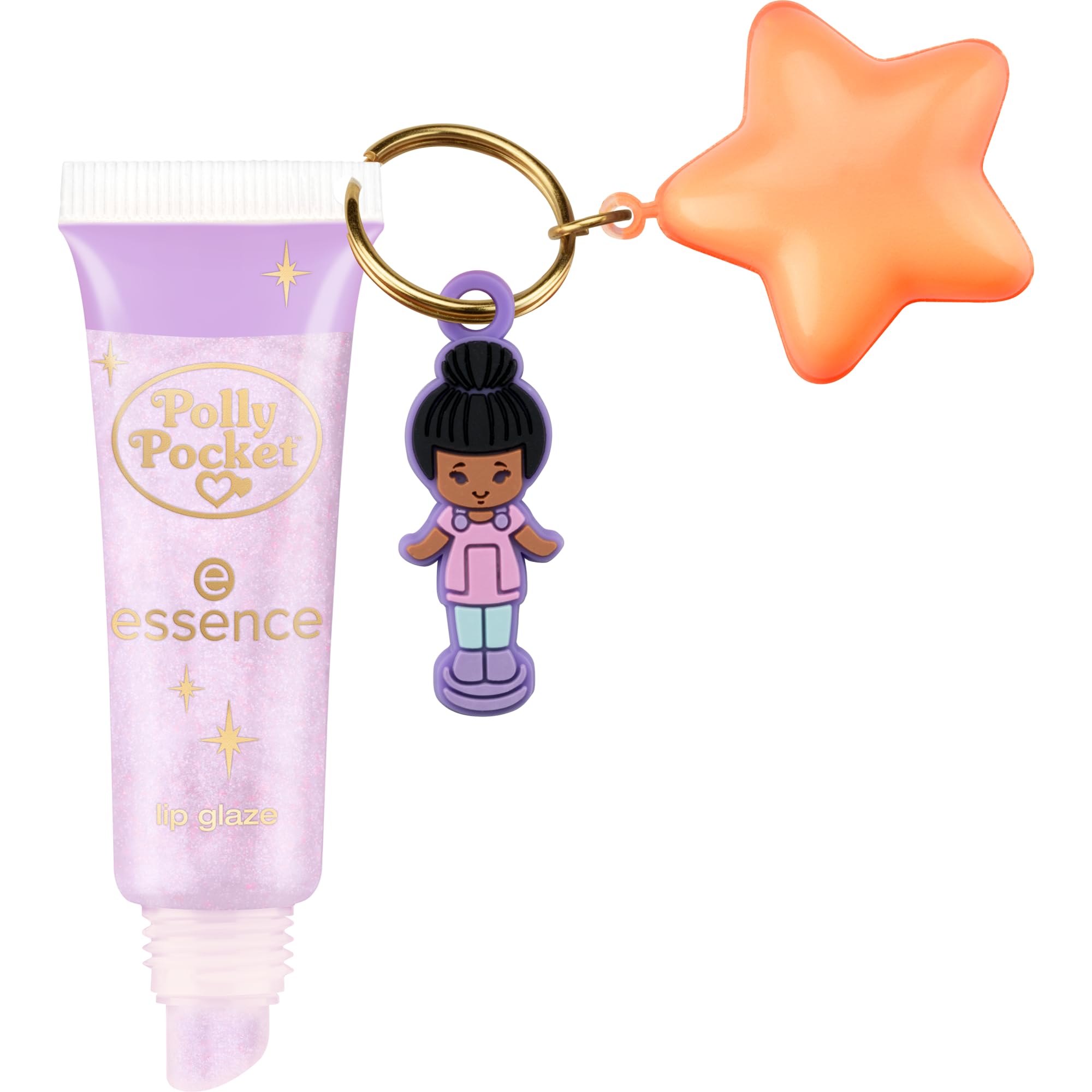 essence Polly Pocket lip glaze, Lipgloss, Nr. 03, Violett, mit Ölen, natürlich, schimmernd, vegan, ohne Parabene, ohne Mikroplastikpartikel, Nanopartikel frei, 1er Pack (10ml) Angebot bei HelloDeals
