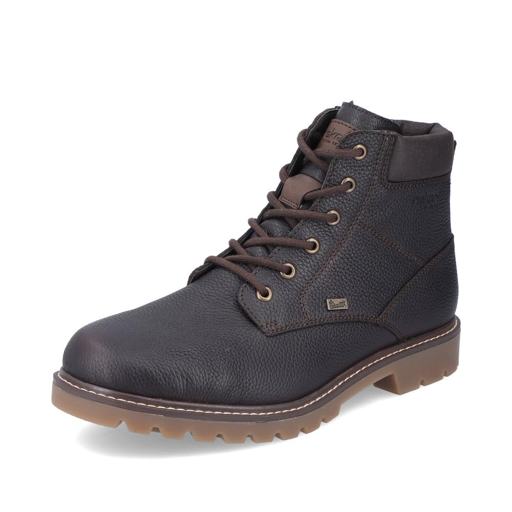 Rieker Herren Schnürstiefeletten 38842, Männer Stiefeletten 41 EU Braun 25 Angebot bei HelloDeals