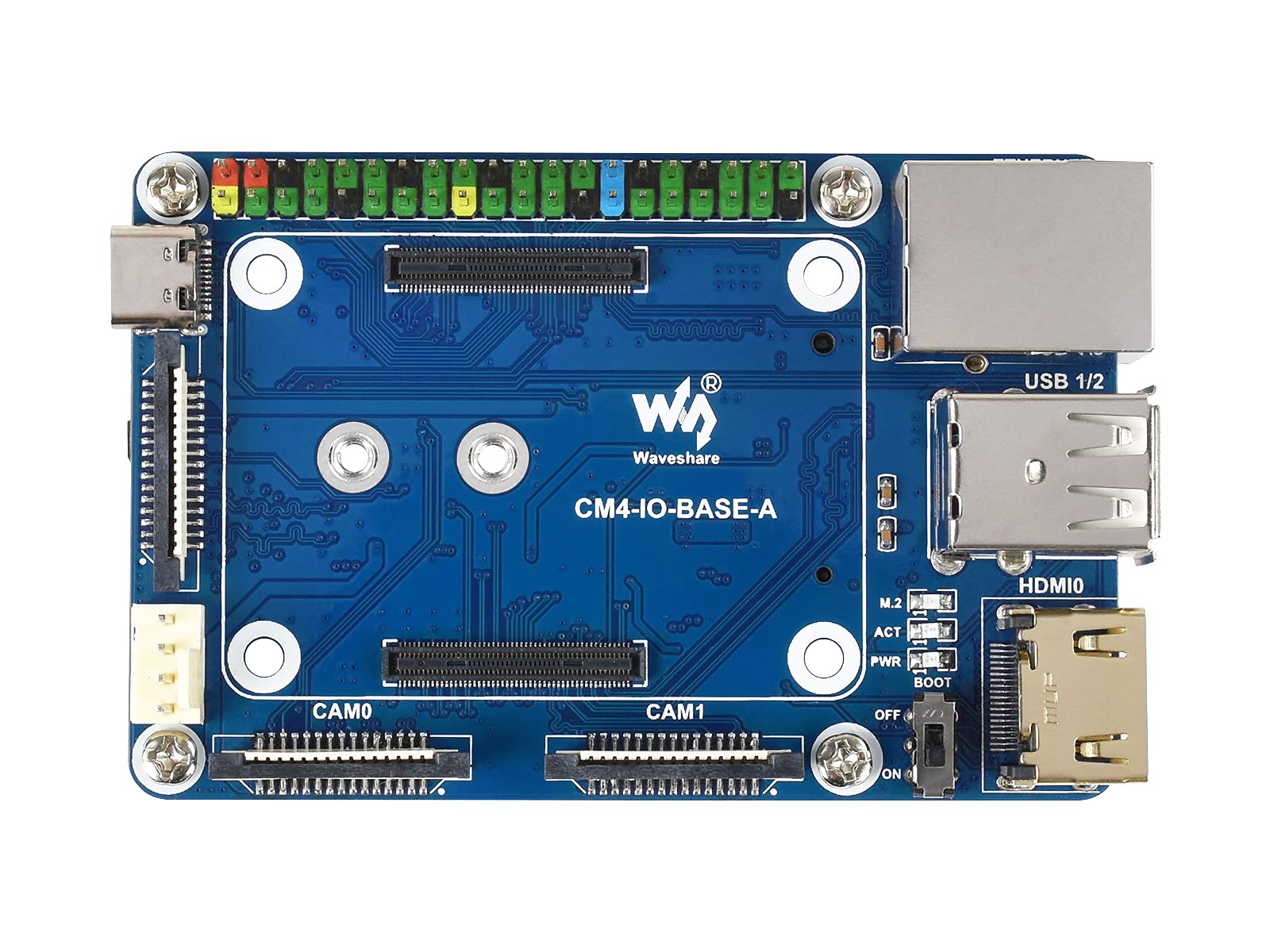 Mini Basisplatine für Raspberry Pi Compute Module 4 Lite/EMMC Series Module, mit Standard CM4 Sockel und Farbcodiertem Raspberry Pi 40PIN GPIO-Header, Onboard Mehrere Anschlüsse CM4-IO-BASE-A Angebot bei HelloDeals