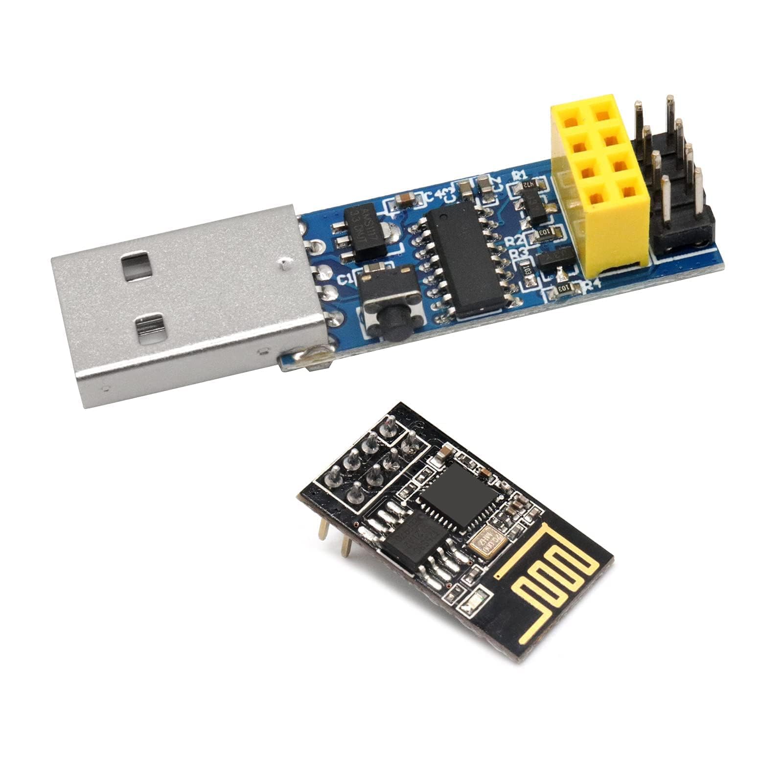 ARCELI 1PCS USB zu ESP Breakout ESP-01 Prog WiFi Programmer Downloader Adapter mit Reset Auto-Download Circuit Angebot bei HelloDeals