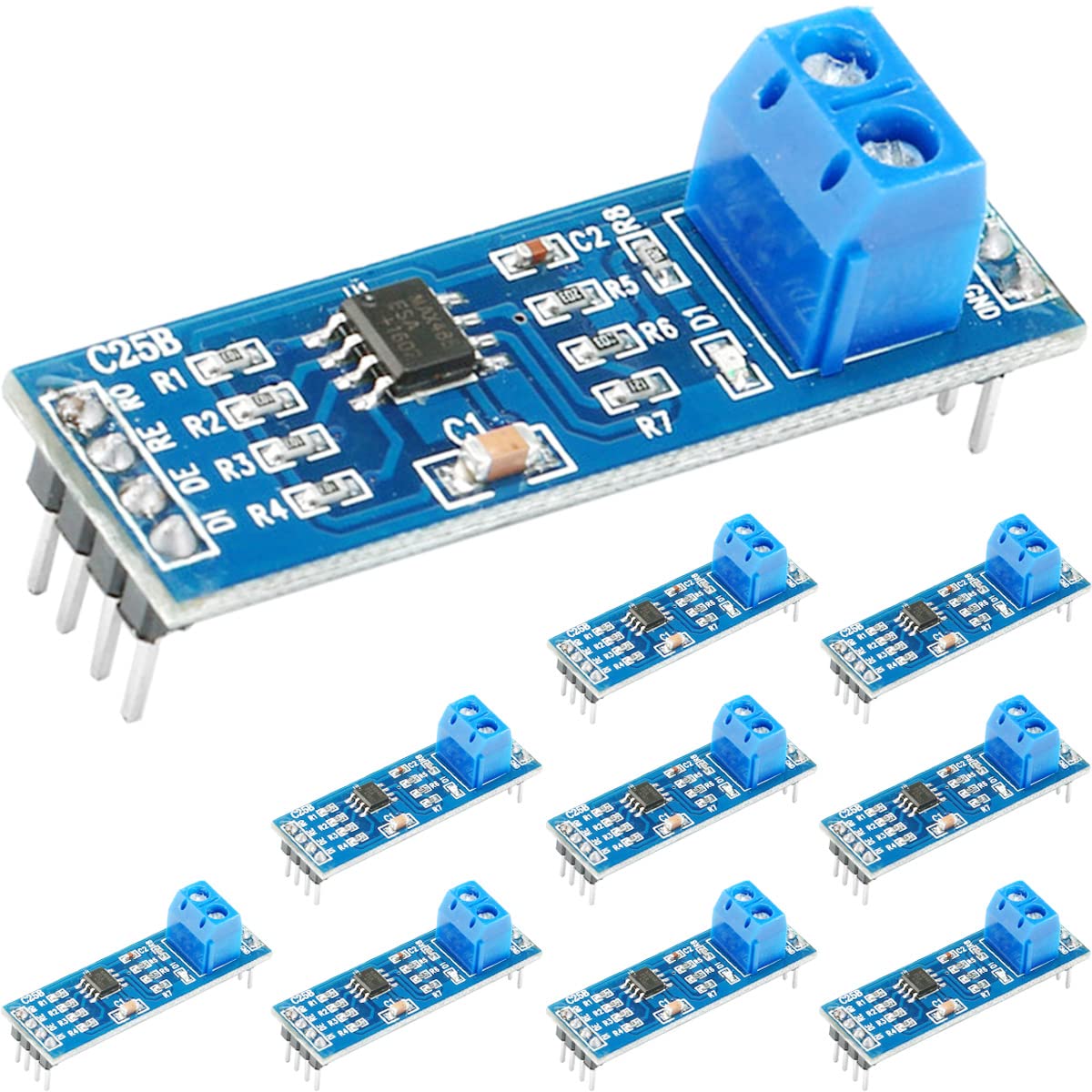 DAOKAI MAX485-Modul TTL zu RS-485 MCU Entwicklungsboard RS485 Adapter Modul Konverterplatine,für Arduino Integrierte Schaltungen(10 Stück) Angebot bei HelloDeals