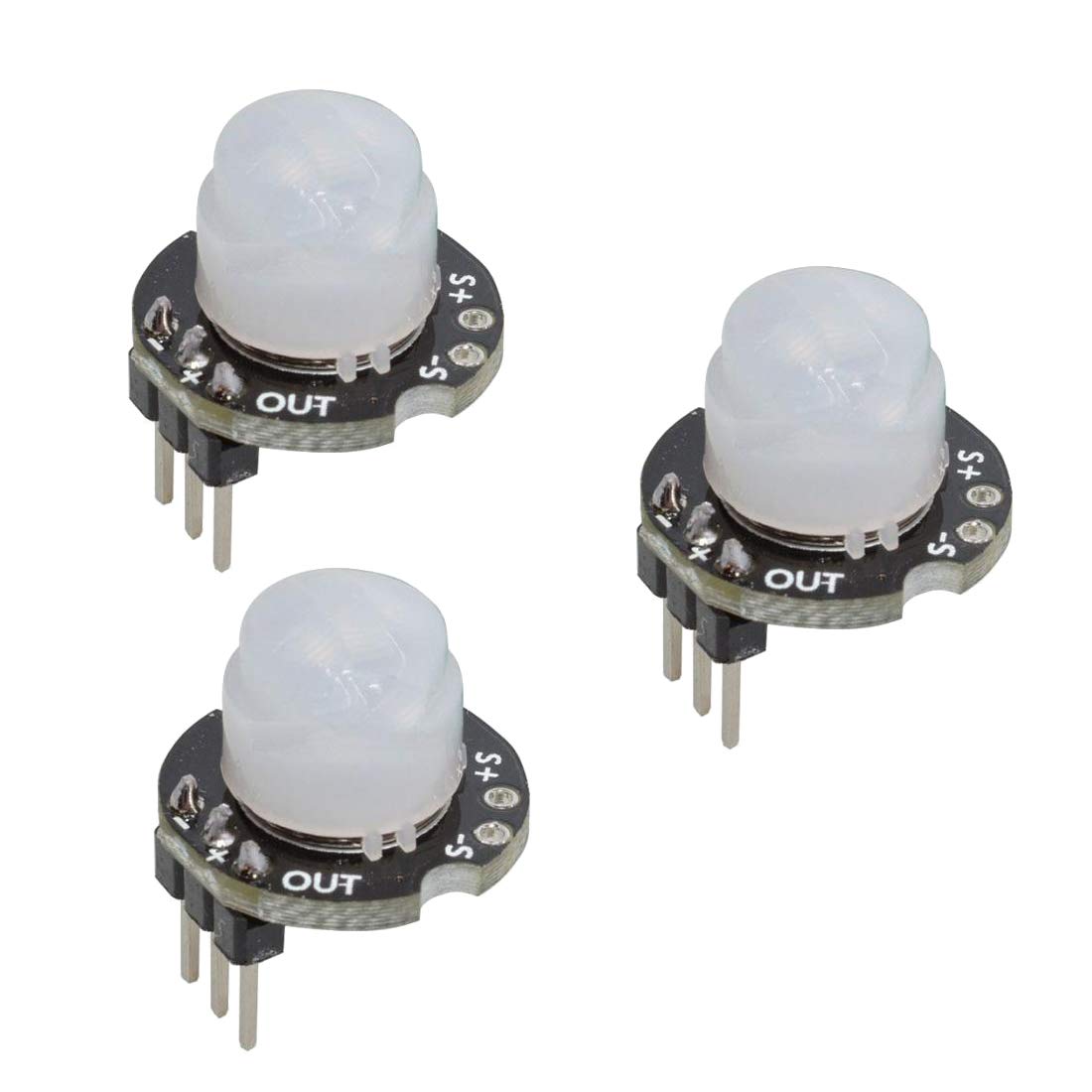 Hailege 3pcs MINI SR602 Bewegungssensor-Detektor-Modul Pyroelektrischer Infrarot-Sensorschalter mit hoher Empfindlichkeit für Arduino PI Angebot bei HelloDeals