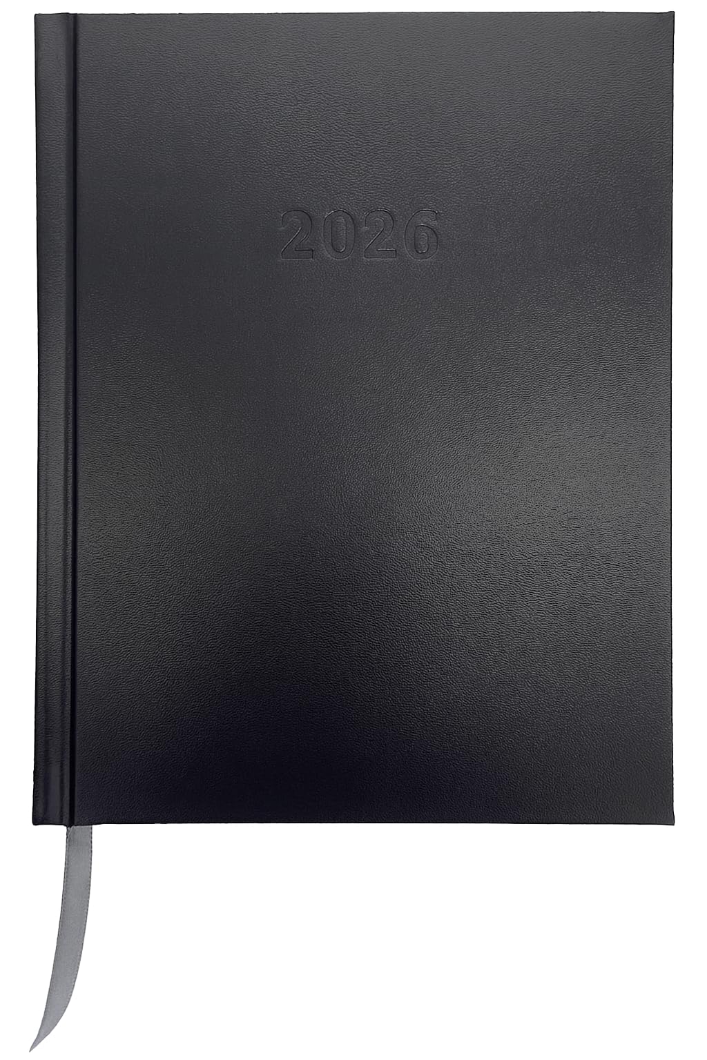 2026 Günstiger Buchkalender Chefplaner A5 1 Tag 1 Seite auch sonntags schwarz Hardcover Einband schwarz 2026 schwarz Angebot bei HelloDeals