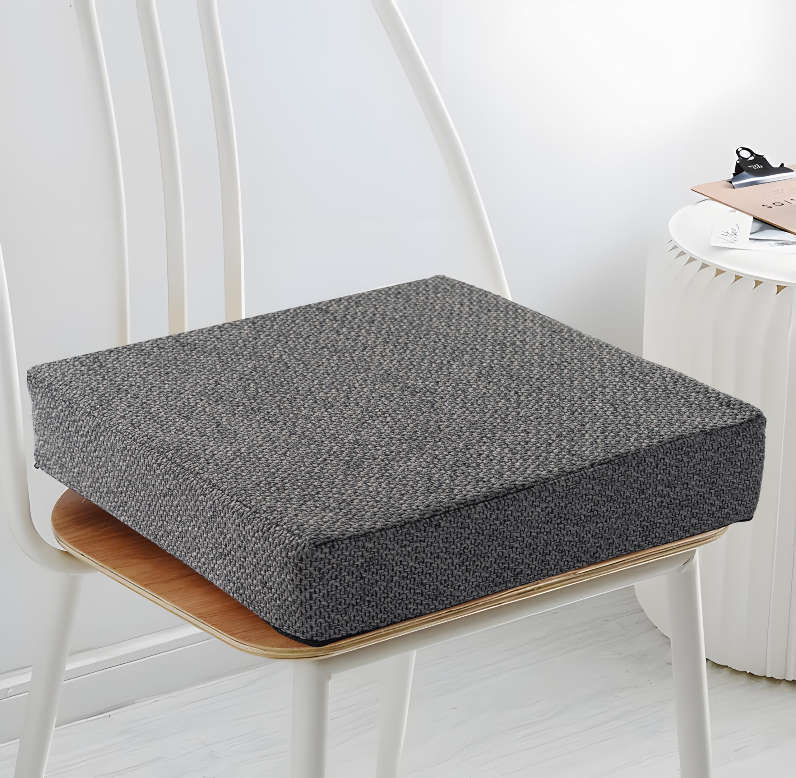 Schwar Textilien ® | Orthopädische Sitzerhöhung | Grobgewebt | 40x40x10 cm | Anthrazit Angebot bei HelloDeals