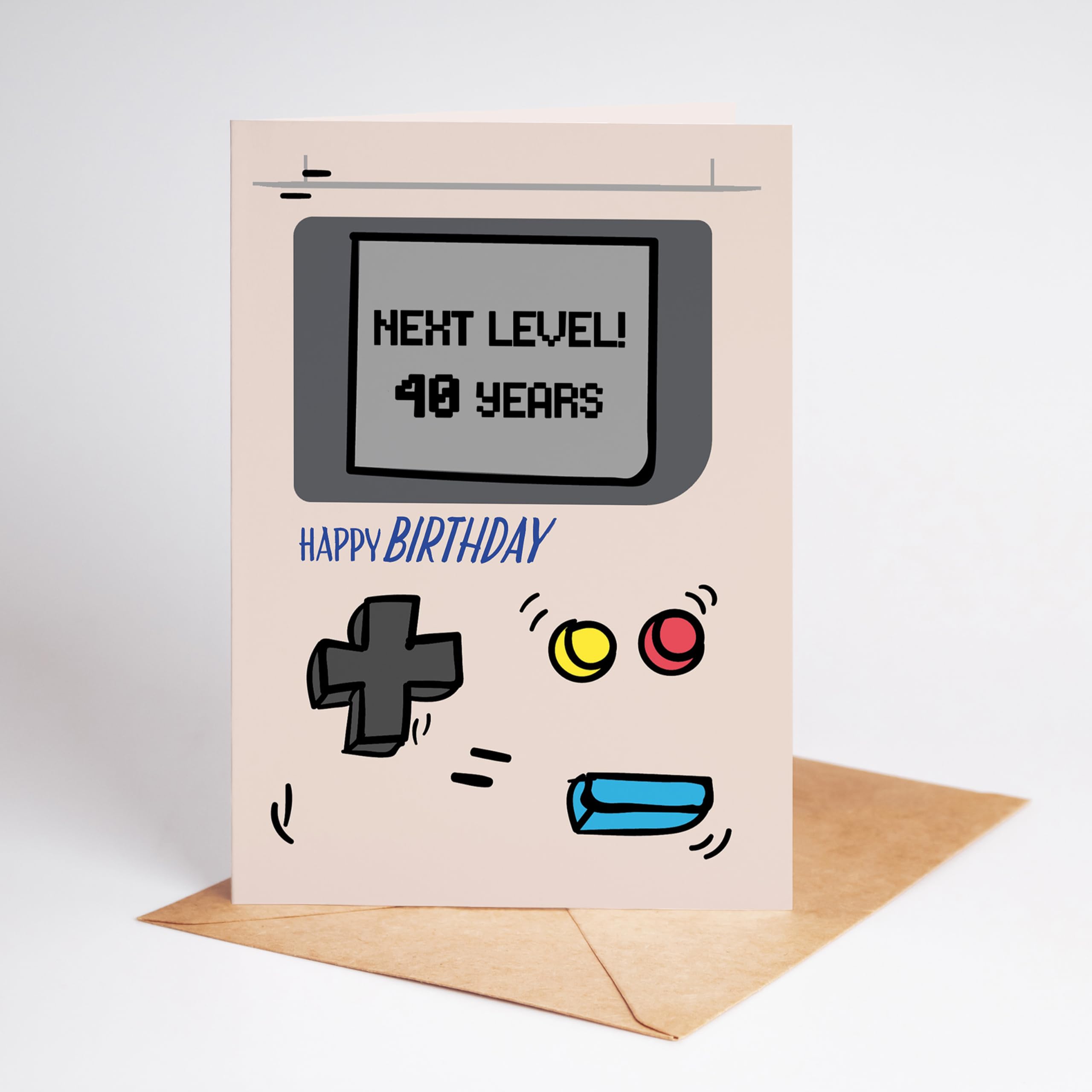 Lovely Cards Gameboy Karte - 40. Geburtstag Mann frau – Retro Geburtstagskart 40 - Geschenk Frau 40 Jahre – Geschenk Männer 40 (A6) (40 Jahre) - karte zum 40. Geburtstag Freundin Freund 40 Jahre L (DIN-A6) Angebot bei HelloDeals