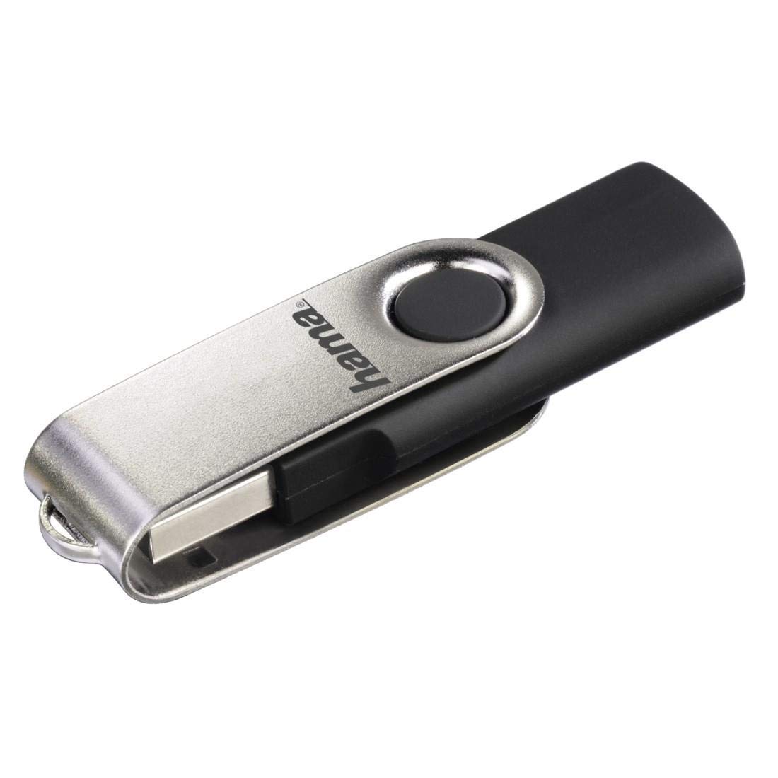 Hama 8GB USB-Stick USB 2.0 Datenstick (10 MB/s Datentransfer, mit Öse zur Befestigung am Schlüsselring, Speicherstick, Memory Stick aus Metall, geeignet für Windows/MacBook) Silber 8 GB 10 MB/s Datengeschwindigkeit Angebot bei HelloDeals