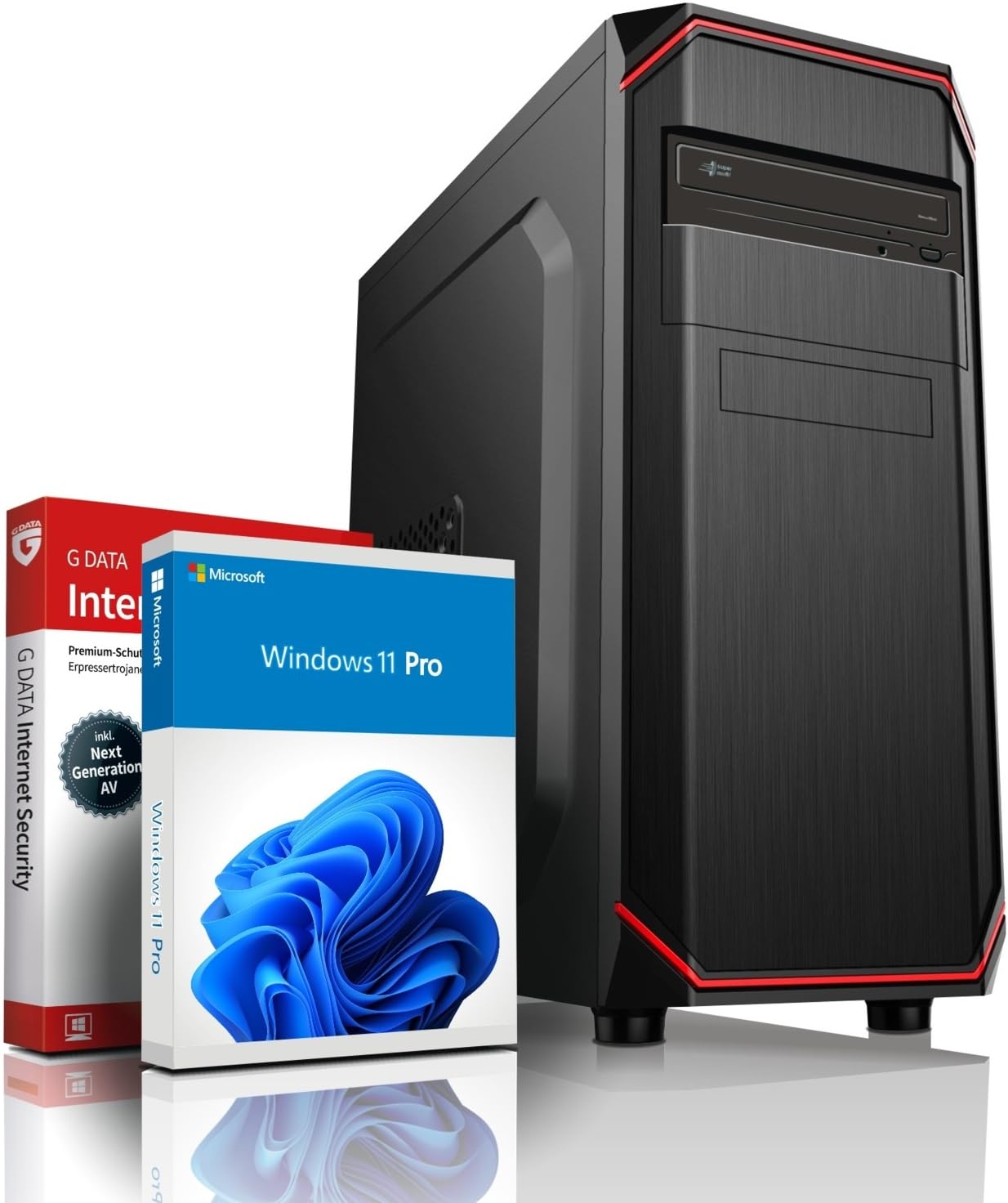 shinobee Business Office Work V3 - Intel Core i5-14400F - Geforce GTX 750 4GB - 32 GB DDR4 RAM - 1TB NVMe SSD - Windows 11 Prof.- DVD±RW - WLAN - MS Office - 3 Jahre Garantie - #8269 i5 14400F - GTX 750 - 32 GB - Win11 - DVD Intel Core i5 Angebot bei HelloDeals