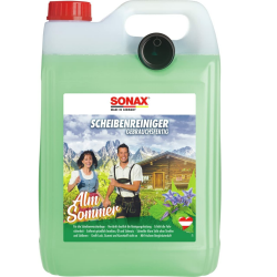 SONAX ScheibenReiniger gebrauchsfertig AlmSommer (5 Liter) trendiger Reiniger mit einzigartigem Bergkräuterduft, für die Scheibenwaschanlage im Sommer | Art-Nr. 03225000 SONAX ScheibenReiniger gebrauchsfertig AlmSommer (5 Liter) 5 Liter Angebot bei HelloDeals