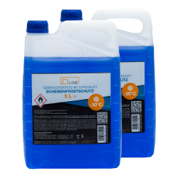 D.LINE Scheibenfrostschutz Gebrauchsfertig mit Citrusduft - 30°C, 5 Liter (2) Angebot bei HelloDeals