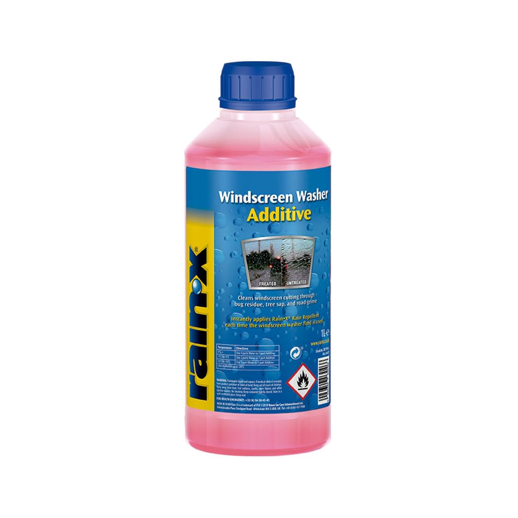 Rain-X Waschflüssigkeitszusatz - Scheibenwaschflüssigkeit mit Regenabweiser - Streifenfreie Reinigung - 500 ml Angebot bei HelloDeals