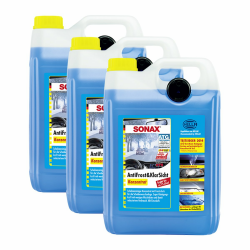 SONAX 3X 03325050 AntiFrost&KlarSicht Konzentrat Frostschutz Waschanlage 5L Angebot bei HelloDeals