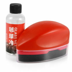 120ML Glasölfilm-Entferner, Leistungsstarker Windschutzscheibenreiniger, Auto-Glas-Reinigungswerkzeuge mit Nachfüllflüssigkeit, Multifunktionale KFZ-Ölfilm-Reinigungsbürste für Autoscheiben Angebot bei HelloDeals