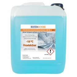 Richter Chemie | 25 Liter Premium Scheibenfrostschutz | -18°C Wischwasser Fertigmix Auto Scheibenwaschanlage 1 x 25LKanister 25L (-18C°) Angebot bei HelloDeals