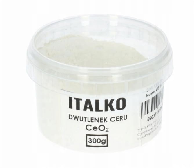 ITALKO Ceriumoxid Glaspolitur 100g/300g – Polierpulver für Autoscheiben & Glas – Kratzerentferner für Windschutzscheibe, Glasreinigung, Kratzerpolitur, Fensterglas Reparatur Angebot bei HelloDeals