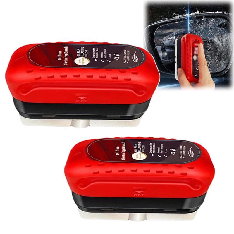 Ölabweisende Folie Für Autoscheiben, KFZ Ölfilmreiniger Glas-Ölfilm-Entferner für Windschutzscheiben Glas Ölfilm Reiniger, Ölabweisende Folie für Autoscheiben, Ölfilmentferner Autoglas (2 Stück) 2 Stücke Angebot bei HelloDeals