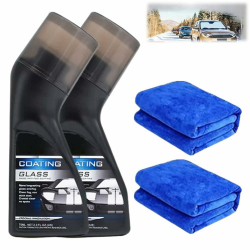 Magic Gem-Beschichtung für Glas, Magic Gem Antibeschlag-Beschichtung, Antibeschlag für Auto-Windschutzscheibe, mikromolekularer Antibeschlag-Beschichtungsmittel-Wischer, Auto-Entnebelung für Auto 2st Angebot bei HelloDeals