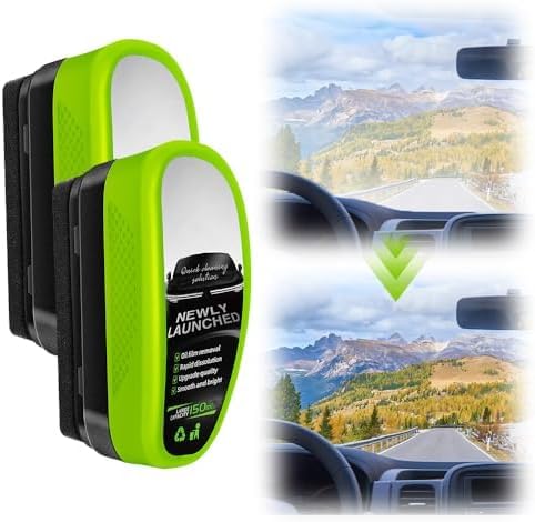 2025 Ölfilm-Entferner für Glas, Multifunktionale Kfz-Ölfilm-Reinigungsbürste,Kfz Ölfilmreiniger, ÖLfilm Reinigungsbürste, Ölfilm-Entferner für Windschutzscheiben (2PCS) Angebot bei HelloDeals