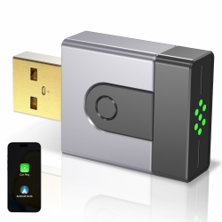 2-in-1 Mini CarPlay Wireless & Android Auto Wireless Adapter, Aufrüstung von kabelgebunden auf kabellos,schnelle automatische Verbindung,Plug & Play,iOS 10+, Android 10+, Autos ab 2016.(1Stück) Angebot bei HelloDeals