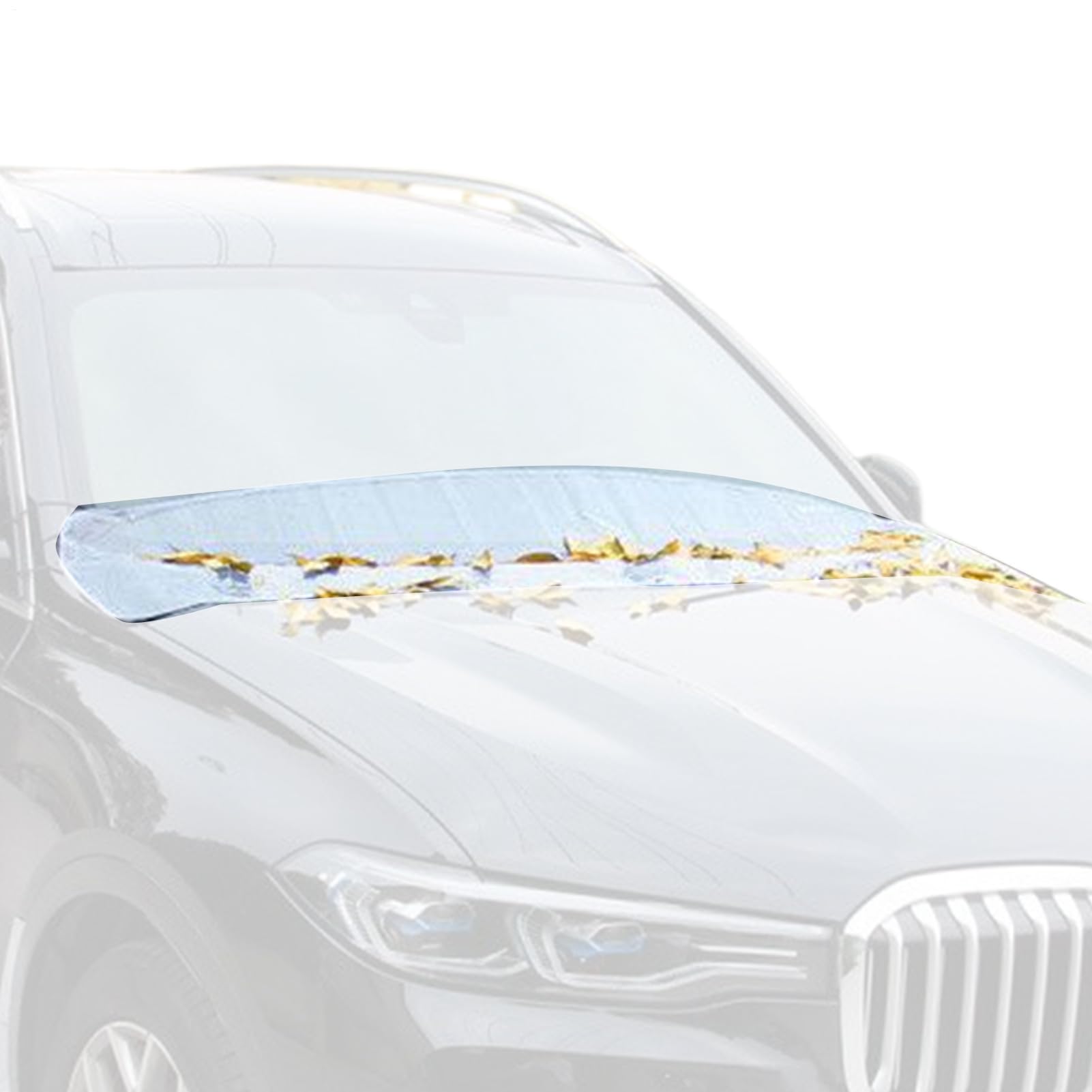 Qutalmi Autoblatt-Schutz, Windschutzscheibenabdeckung, Schutz gegen Laub Wasserfest für Frauen Männer Winter Herbst Schnee PKW SUV LKW Angebot bei HelloDeals