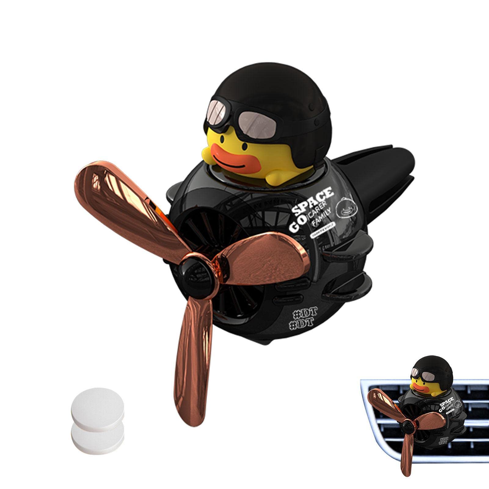 Auto Lufterfrischer Cartoon Bär Pilot Auto Lufterfrischer, Automotive Air Outlet Lüfterfrischer Duft Auto Lufterfrischer, Auto Duft Diffusor Luftentlüftung Auto Parfü Aromatherapie Ornament Schwarzbär Angebot bei HelloDeals