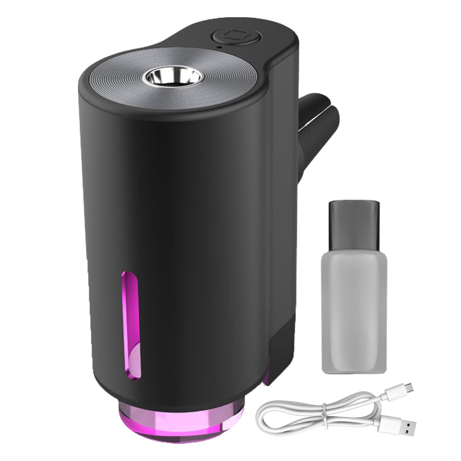 Smart Car Lufterfrischer - wiederaufladbarer Fahrzeugduftdiffusor, intelligentes Dashboard - -Spender | Minimales Auto -Duft -Gerät, drahtlose Innenspray -Einheit, kompakte Lufteinflüssigkeitsanl Angebot bei HelloDeals