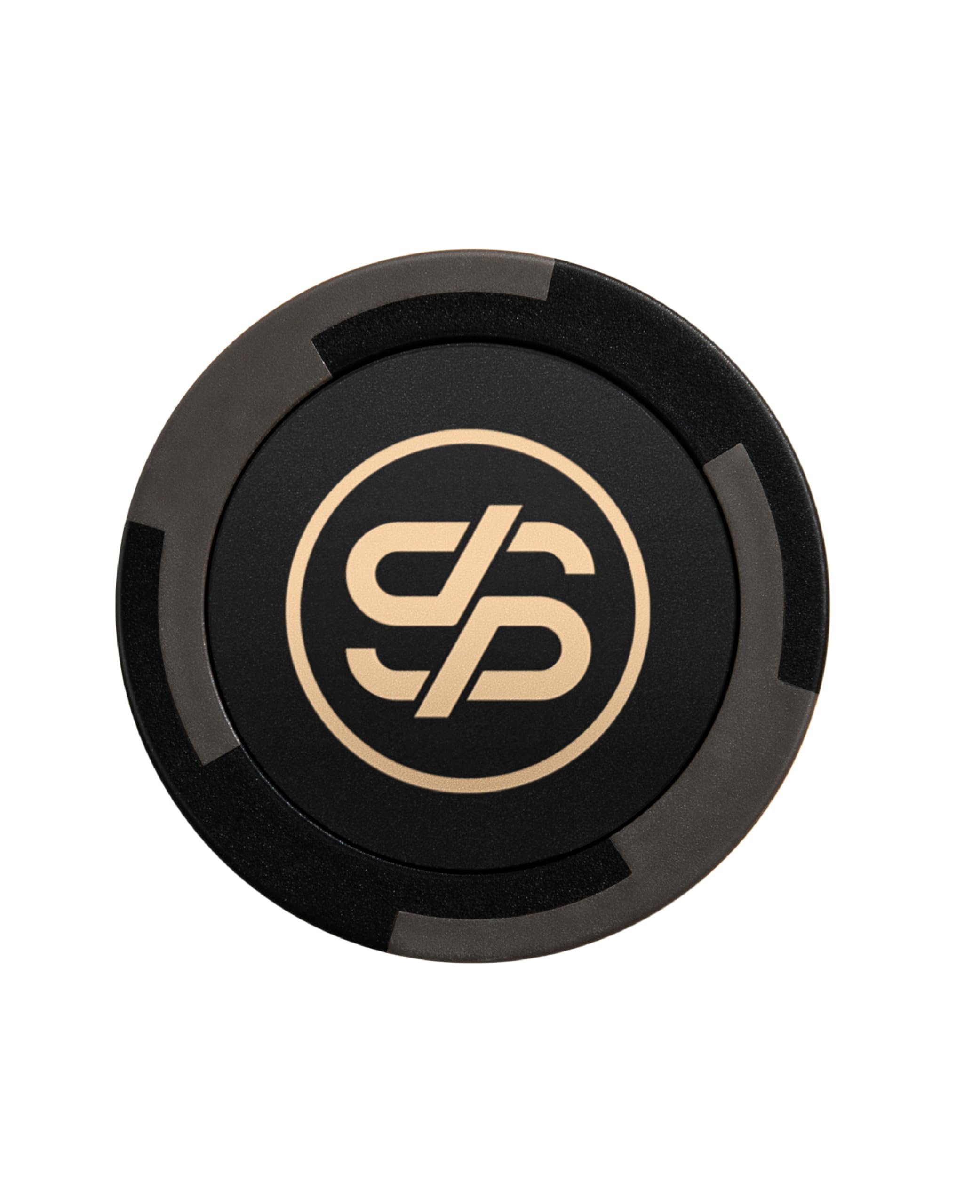 SLOWPLAY Godel Ton-Pokerchips, 14 Gramm Schwerer Tonverbundstoff, 40mm große Chips in Großpackung, 50er-Pack in Schwarz ohne Werte Angebot bei HelloDeals