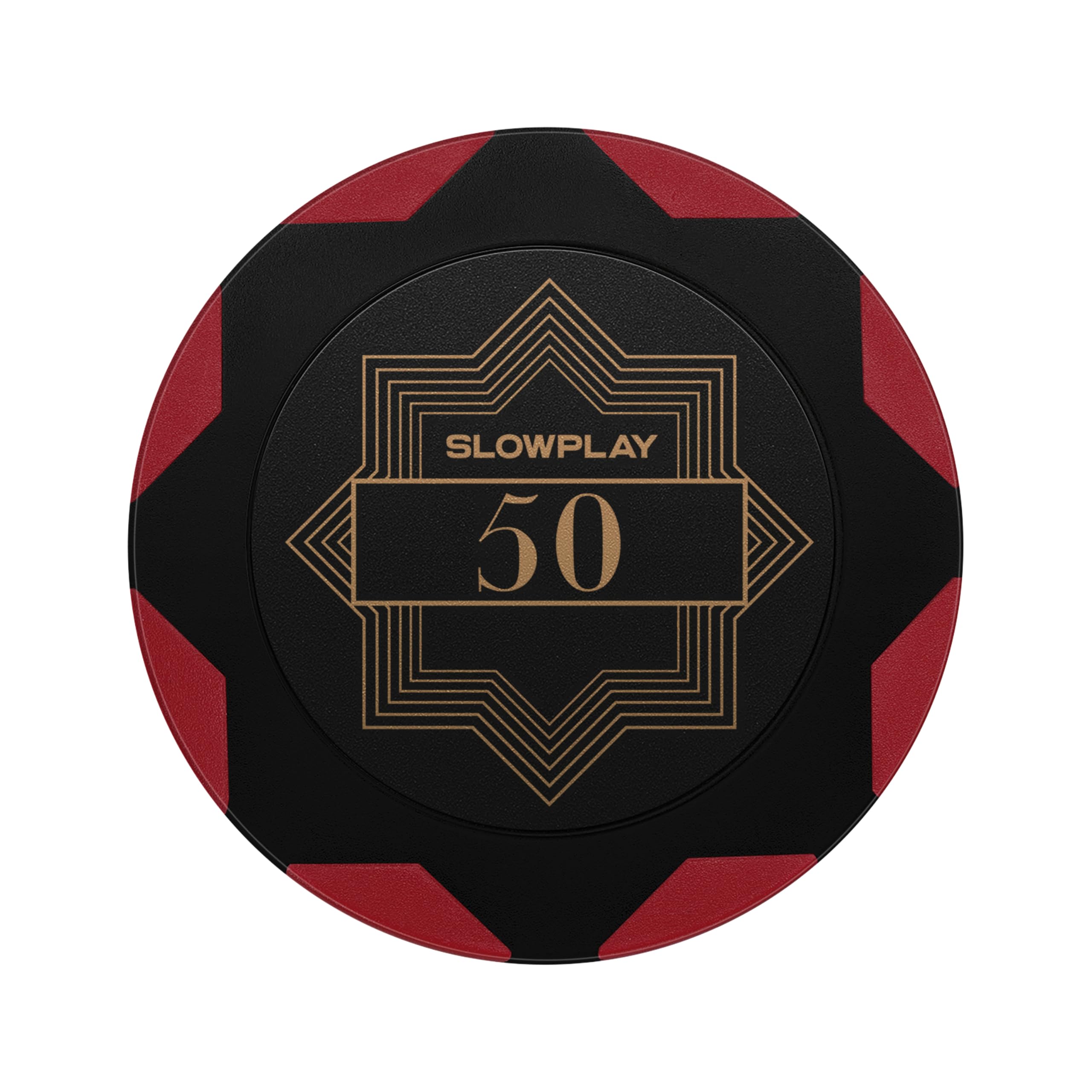 SLOWPLAY Nash Pokerchips aus Ton, 50 Clay Poker Chips Metallkern 14g| für Poker Texas Hold`em | Jetons Casino mit Erstklassiger Verarbeitung und elegantem Design (Wert 50) Angebot bei HelloDeals