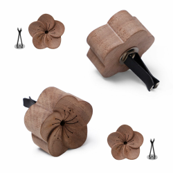 Bofanze 2 Stück Mini Holz Diffusor für ätherische Öle Aroma diffusor Raumduft Duftöldiffusoren Auto-Diffusor für ätherische Öle Holz Multifunktional Duftdiffusor für Auto, Schlafzimmer, Büro Angebot bei HelloDeals