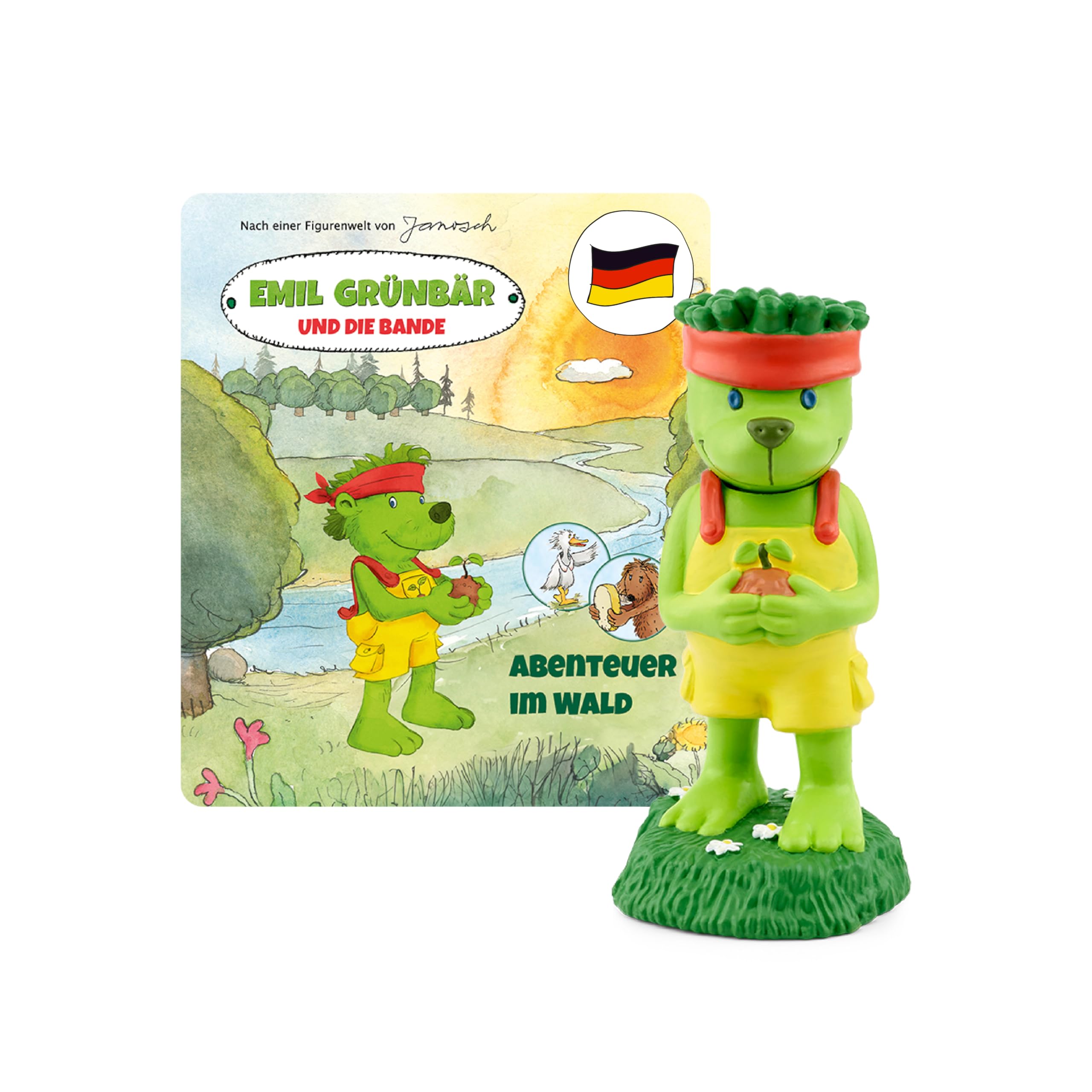 tonies Hörfigur für Toniebox, Emil Grünbär und die Bande – Abenteuer im Wald, Janosch Hörspiel mit Musik für Kinder ab 4 Jahren, Spielzeit ca. 60 Minuten Angebot bei HelloDeals