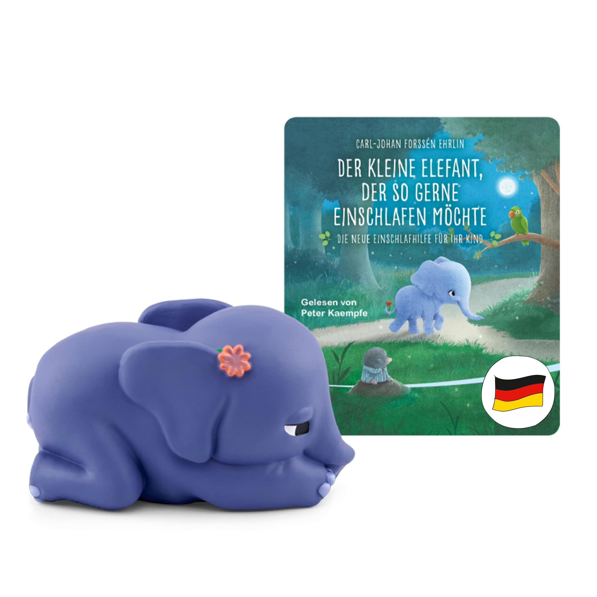 tonies Hörfiguren für Toniebox, Der kleine Elefant, der so gerne einschlafen möchte, Hörbuch mit Musik für Kinder ab 3 Jahren, Spielzeit ca. 34 Minuten Angebot bei HelloDeals