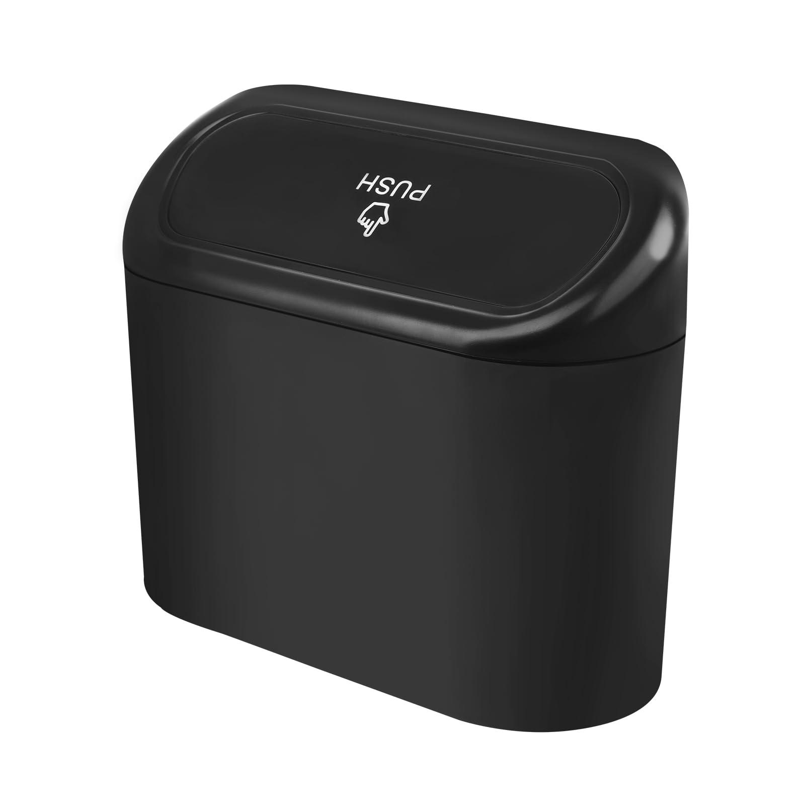 UKOFEW Auto Mülleimer, Multifunktional Kleiner Automülleinmer, Kleiner Automülleinmer mit Deckel, Auto-Mülleimer mit Deckel Hängende, für Autos, Zuhause, Büro, Küche (Schwarz) Angebot bei HelloDeals