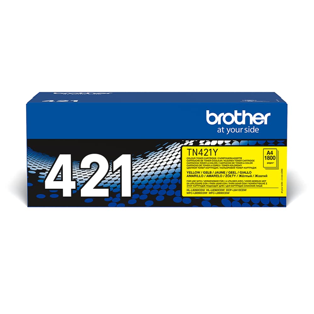 Brother Original Tonerkassette TN-421Y gelb (für Brother HL-L8260CDW, HL-L8360CDW, DCP-L8410CDW, MFC-L8690CDW, MFC-L8900CDW) Angebot bei HelloDeals
