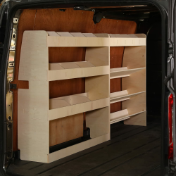 Vanify - Kompatibel mit Ford Transit Custom L2 2012+ Fahrzeugeinrichtung Fahrzeugregale, Werkzeugkasten und hinteres Regal Angebot bei HelloDeals