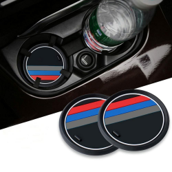 Set of 2 Line Car Interior Accessories Anti-Slip Coasters for 1 3 5 7 Series F30 F35 320li 316i X1 X3 X4 X5 X6 (Diameter 2.9 inches (74 mm) Angebot bei HelloDeals