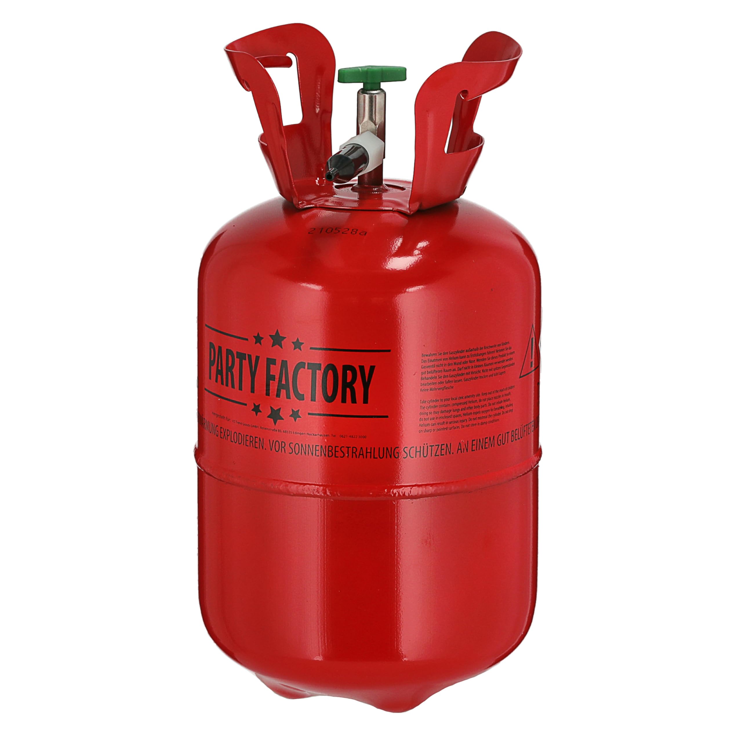Helium Ballongas für 30 Ballons | Heliumflasche Gasfüllung Ø20 x 38 cm | Luftballons | Party Factory Heliumgas fürHochzeit (1 x Ballongas 30) Angebot bei HelloDeals