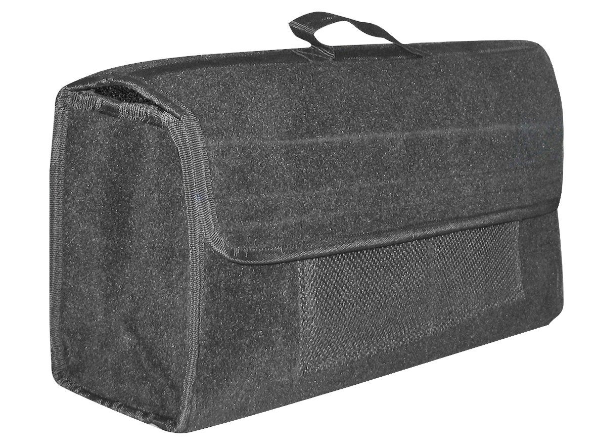 Eufab 21023 Kofferraumtasche, Nadelfilz 50 x 15 x 22 cm, Anthrazit, Klettverschluss Angebot bei HelloDeals