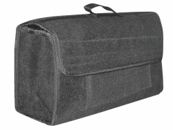 Eufab 21023 Kofferraumtasche, Nadelfilz 50 x 15 x 22 cm, Anthrazit, Klettverschluss Angebot bei HelloDeals