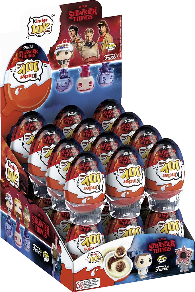 Kinder Joy – Überraschungsei mit leckerer Milch- und Kakaocreme, Knusperkugeln und 1x Spielzeug oder einer beliebten Sammelfigur – 24 kinder Joy à 20 g Angebot bei HelloDeals