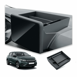 BIBIBO Mittelkonsole Organizer für Dacia Sandero 3/Stepway 3/Dacia Jogger 2021-2024 2025 (Hinter dem Bildschirm 8"), Stepway 3 Ablagetablett, Ablagen Organizer Tray Sandero 3 (Hinter dem Bildschirm) Angebot bei HelloDeals