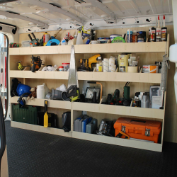 VANIFY - Kompatibel mit Renault TRAFIC L1 2015+ Fahrzeugeinrichtung Fahrzeugregale, komplette Fahrerseite Regal Angebot bei HelloDeals