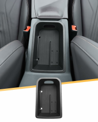 LFOTPP Kompatibel mit Cupra Terramar 2025 2026 Mittelkonsole Aufbewahrungsbox, Mittelarmlehne Handschuhfach Organizer Tray mit Rutschfester Matte, Für Terramar VZ 2.0/1.5 Hybird VZ Zubehör (Schwarz) Angebot bei HelloDeals