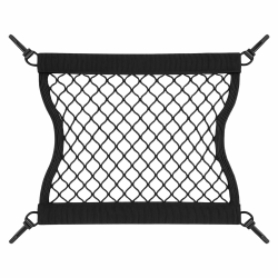 JRILUO Gepäcknetz Für E-Bike & E-Scooter, Elastisches Aufbewahrungsnetz Mit 4 Haken, Fahrradkorbnetz, Motorrad Helmnetz, Ladungssicherung Netzbeutel Für Helm Zubehör, Praktisches Transportnetz Angebot bei HelloDeals