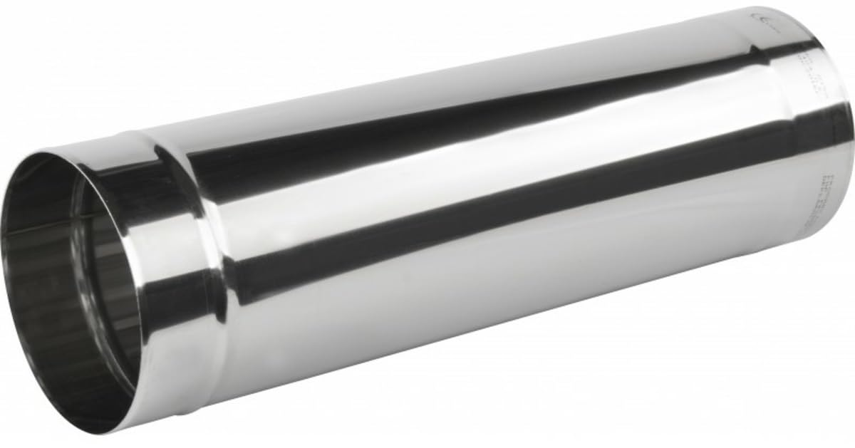 Edelstahl Ofenrohr Kaminrohr Abgaselemente: Rohr Bogen Ofenknie T-Stück Regenhaube Rauchrohr Schornstein Abgasrohr Rosette Kaminaufsatz gewählter Artikel (120mm, Rohr 500mm) 120mm Rohr 500mm Angebot bei HelloDeals