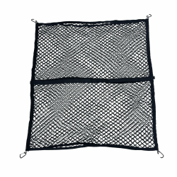 Hochelastisches Gepäcknetz Doppellagig. einfacher LKW-Bett-Organizer 1.5m x 1.2 m dehnbar bis 3 m x 2.1 m Geeignet für tägliche leichte Lasten von LKWs Auto Wohnmobil Mit 6 Metallhaken【1.5m x 1.2m】 1.5-1.2m Angebot bei HelloDeals