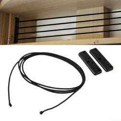 Wohnmobil-Gepäcknetz, 220 cm Einstellbar Aufbewahrungsnetz, Aufbewahrungsregale mit Schrauben, Stabiler Schrankzaun, Lieferwagen-Aufbewahrung und LKW-Organizer Fallschutz für Auto, Camping, Heim Angebot bei HelloDeals