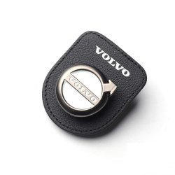 ZENCIX Leder, Auto Sonnenbrillenhalter, Für Volvo XC60 S40 S60 S90 XC40 XC70 XC90 V40 V60 V90 S80 S80L, Auto Sonnenblenden Brillenclip, Ticketkarten Clip, Innendekorationszubehör,Bla-ck Angebot bei HelloDeals