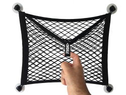 FixSac 2 - Aufbewahrungsnetz zum Befestigen OHNE Bohren, für Nutzfahrzeuge, Wohnmobile, Wohnmobile, Wohnwagen, Boote … (45 x 40 cm) Angebot bei HelloDeals